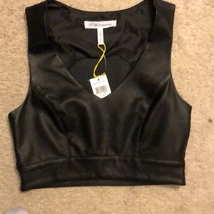 Leather vest NEW WITH TAGS